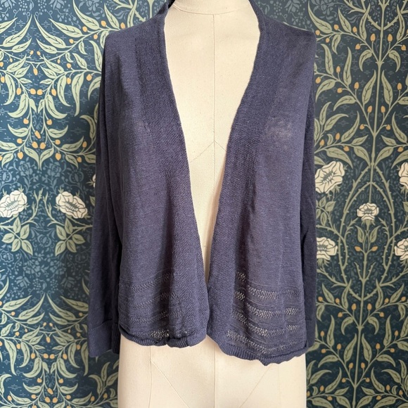 Nanette Lepore Sweaters - Nanette Lepore 100% Linen Open Front Cardigan